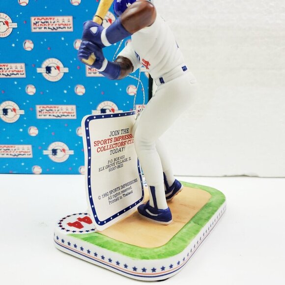 L.A. Dodgers Vintage Figure Darryl Strawberry Sports Impressions 1992 in Box - Picture 11 of 11